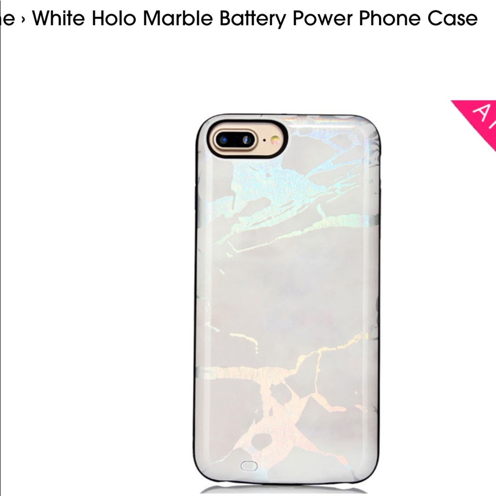 Luxy Lemon Halo Marble IPhone 7/8 Plus Ring Holder